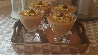 Crème Assida tunisienne aux noisettes  عصيدة البوفريوة التونسية [upl. by Ella277]