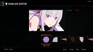 BO3 Re Zero Emilia emblem [upl. by Zemaj]