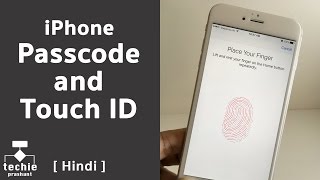 How To Set Touch ID and Passcode in iPhone Techie Prashant  HINDI [upl. by Sevy718]