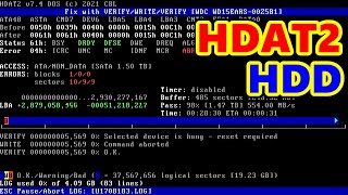 HDAT2 Selected device is hung  reset required Bad [upl. by Herahab841]