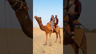 Watch Jaisalmer Vlog on Neelamkukreja 😍 Part 02  Camel Ride  dushyantkukreja shorts [upl. by Euphemiah292]