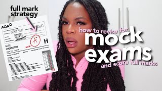 how to SMASH every mock exam you’ll ever sit  the step by step GCSE and ALEVEL guide for exams 🧠📚 [upl. by Ycrad263]