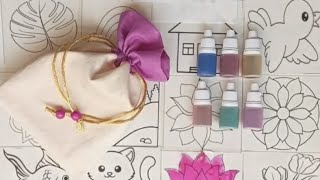 The brown boxGlass Painting KitSuncatcher kit  unboxing video [upl. by Leontina]