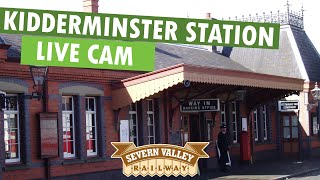 LIVE CAM  Kidderminster Station Concourse Camera on the Severn Valley Railway [upl. by Niabi]