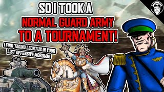 So I took a Normal Guard Army to a Tournament  Tournament After Action Report  Warhammer 40000 [upl. by Lanahtan]