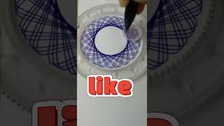 ❤️❤️How many rotations did the pen make in total❤️❤️ Spirograph satisfying shorts [upl. by Asreht353]