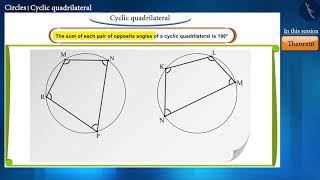 Cyclic Quadrilaterals  Part 14  English  Class 9 [upl. by Tram]