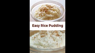 Homemade rice pudding recipe shorts [upl. by Alurd]