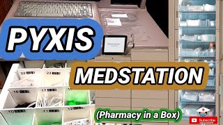 Automated Medication Dispensing Unit  Pyxis MedStation Tutorial  Pharmacy in a Box [upl. by Bouzoun]