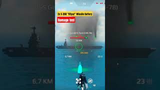 3x S350 quotVityazquot Missile Battery Damage test modernwarships game mw shortsvideo youtubeshorts [upl. by Eronel]