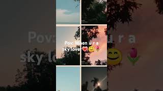 When u r a sky lover 💗😊youtubeshorts viral sky shortfeed [upl. by Emmerie]