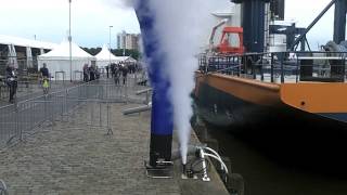 Van Oord Aeolus Offshore Installatie schip Doop ceremonie 21062014 [upl. by Denie]