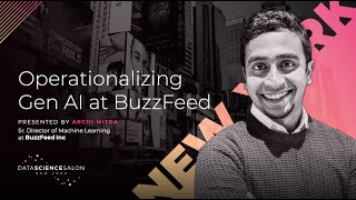 Operationalizing Gen AI at BuzzFeed [upl. by Luella]