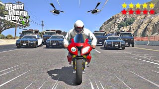 ECHAPPER A 10 ETOILES DE POLICE SUR GTA 5 [upl. by Kraul]