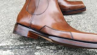 Bespoke Square toe boots [upl. by Tomkin5]