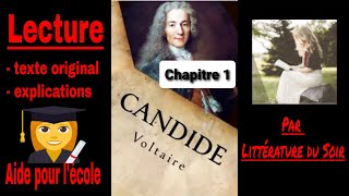 1 Candide de Voltaire  livre audio  aide pour lécole  chapitre 1 [upl. by Fong801]