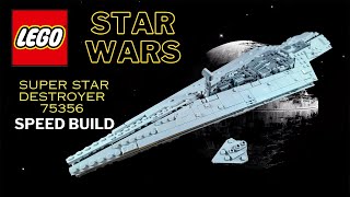 Lego Star Wars Star Destroyer 75356 Construction [upl. by Partan]