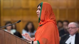 Malala Yousafzai becomes honorary Canadian [upl. by Siari484]