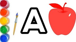 A for Apple B for Ball C for Cat D for Dog Abcd English Alphabet For Kids [upl. by Vittoria]