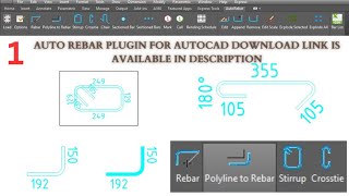 How to draw rebar and stirrup of coloum in autocadAutorebar plugin [upl. by Htiffirg]