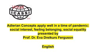 English Presentation by Prof Dr Eva DreikursFerguson at the virtual ICASSI 2020 [upl. by Pomfrey]