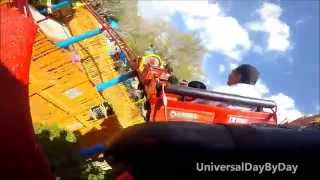 Universal Studios Florida  Woody Woodpeckers Nuthouse Coaster  Ride with Us [upl. by Yrollam]