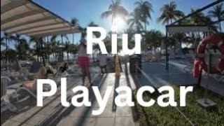 Riu Playacar morning walk to the beach [upl. by Ashraf525]