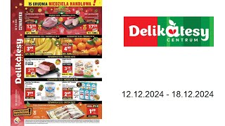 Gazetka Delikatesy Centrum  12122024  18122024 [upl. by Jaynes]