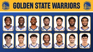 Golden State Warriors Roster  NBA 202425 [upl. by Nilrem]