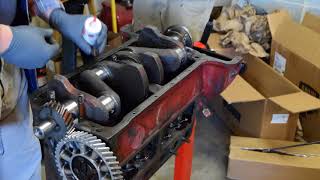 1947 Ford 8N Tractor Rebuild Part 8 Crankshaft [upl. by Nissensohn285]