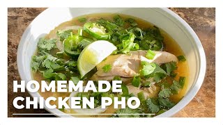 How To Make Vietnamese Chicken Pho Recipe  Pho Ga [upl. by Hctim]