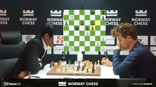 Magnus Carlsen vs Praggnanandhaa  World Chess Championship [upl. by Anatola]