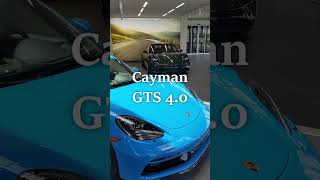 Porsche Boxster GTS 40 vs Cayman GTS 40  Shorts porsche [upl. by Lyrad]