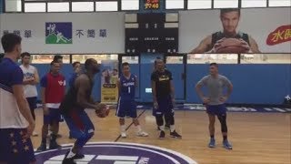 Andray Blatche Wins Gilas Half Court Challenge But Guess Who Got Best quotFanquot Reaction [upl. by Frankie308]