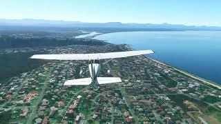 African Coastal Flights 10  Plettenberg Bay to Plettenberg Bay Airport [upl. by Mirilla]