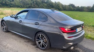 Bmw 330e acceleration and exhaust sound  Stock exhaust [upl. by Pontone390]