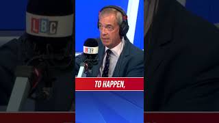 Nigel Farage responds to James O’Briens use of the phrase the Farage riots  LBC [upl. by Hama859]