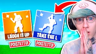 FORTNITE POISTI NÄÄ EMOTET [upl. by Annoel]