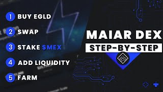 Maiar Exchange  Step by Step Guide [upl. by Lledniw]