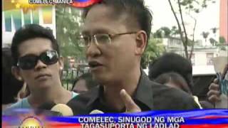 Ang Ladlad protests Comelecs discrimination plans SC appeal [upl. by Mehs]