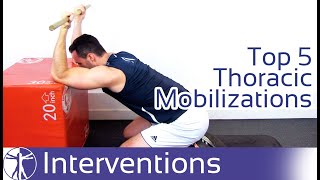 Top 5 Thoracic Spine Mobility Drills [upl. by Kerstin]