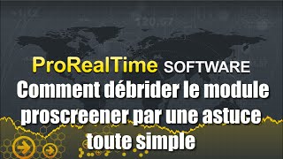 Comment débrider le module proscreener par une astuce toute simple [upl. by Suzette324]