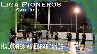 1er Set Halcones vs Espartanos [upl. by Carrington]