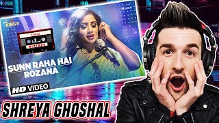 Shreya Ghoshal  Sunn Raha Hai Rozana  T Series Mixtape  REACTION [upl. by Helmut865]