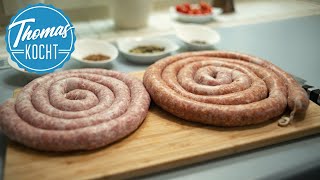 Bratwurst selber machen  so einfach ist das [upl. by Faux818]