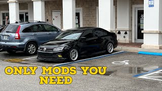 TOP 3 BEST MODS for MK6  MK7 JETTA [upl. by Vikky]