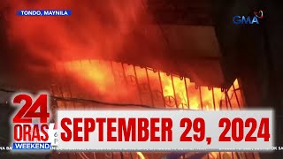 24 Oras Weekend Express SEPTEMBER 29 2024 HD [upl. by Anuahs]