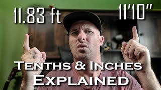 MATH TRICKS FOR HEAVY EQUIPMENT OPERATORS  Converting from tenths to inches [upl. by Cupo]