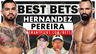 BEST BETS UFC Vegas 99 Hernandez vs Pereira Betting Guide [upl. by Nnaitsirk711]