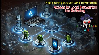 Share files between computers and Android Windows 10  InferiorAK [upl. by Adnov]